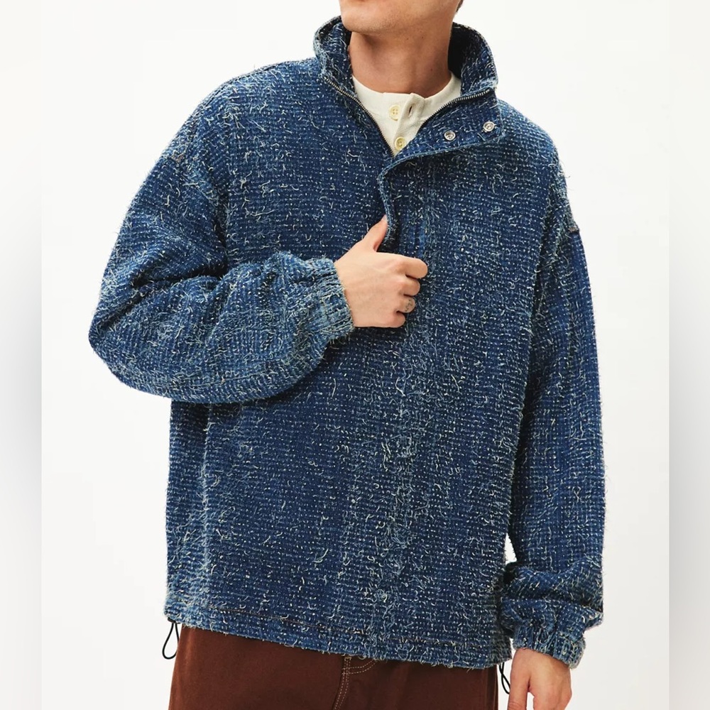 NEW Diesel D-Flow-S Pullover Denim Jacket
